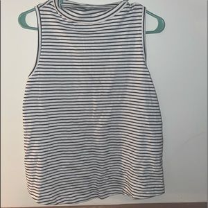 Universal Thread | Striped Mock Neck Tank Top